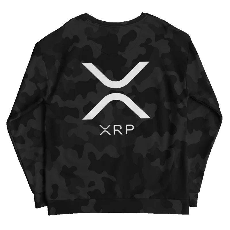 XRP Army x Mission to the Moon Black Camouflage Sweatshirt