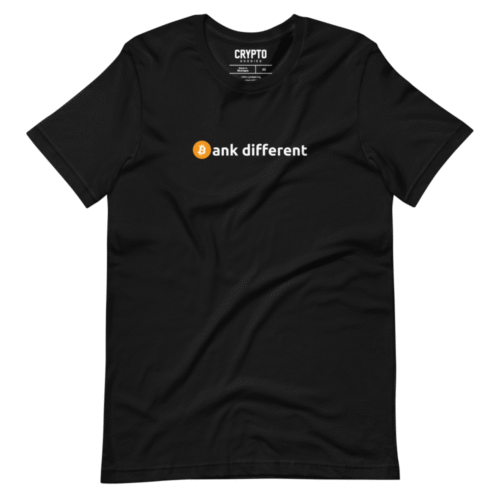 Bitcoin: Bank Different T-Shirt