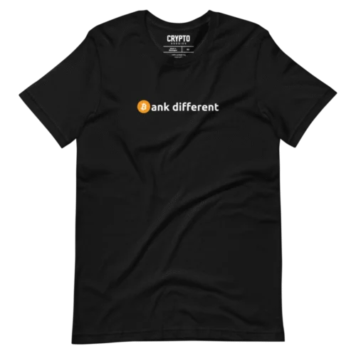 Bitcoin: Bank Different T-Shirt