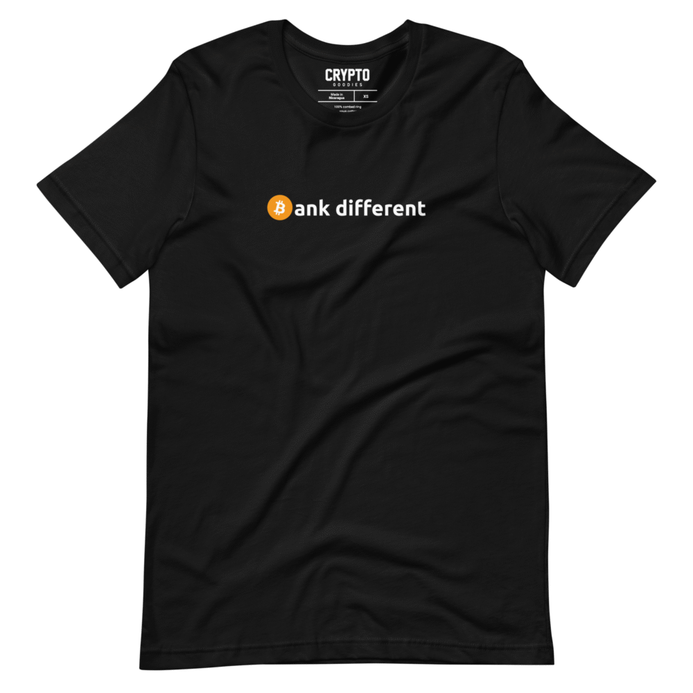 Bitcoin: Bank Different T-Shirt