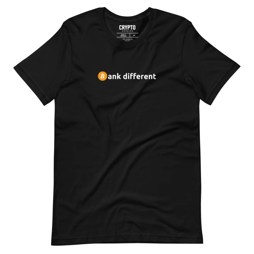 Bitcoin: Bank Different T-Shirt