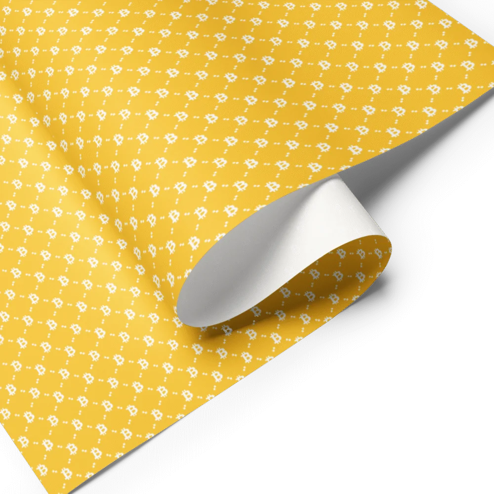 Bitcoin Color Variety Wrapping Paper - Image 3