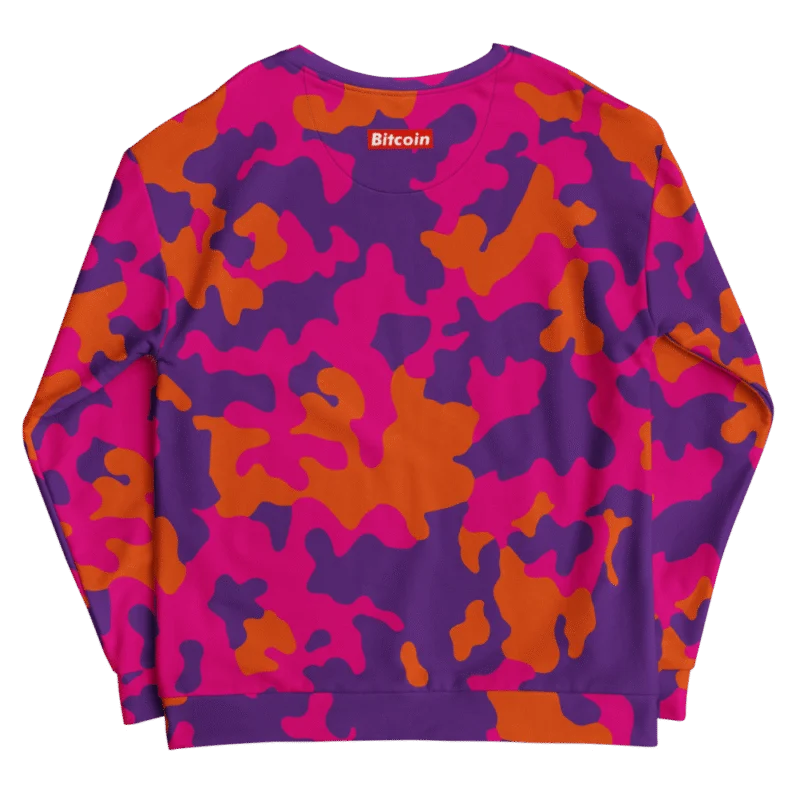 Bitcoin Pill x Camouflage Sweatshirt