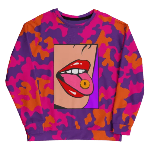 Bitcoin Pill x Camouflage Sweatshirt