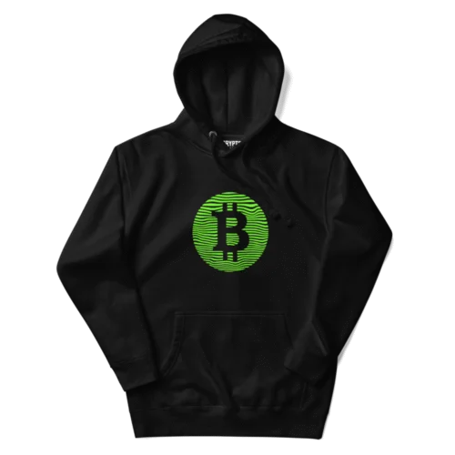 Bitcoin Wavy Hoodie