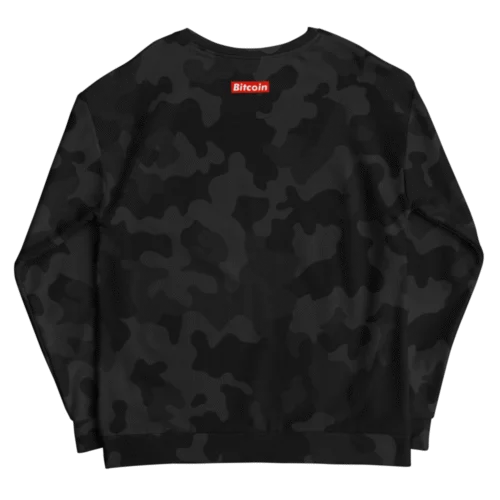 Bitcoin x BTC Black Camouflage Sweatshirt