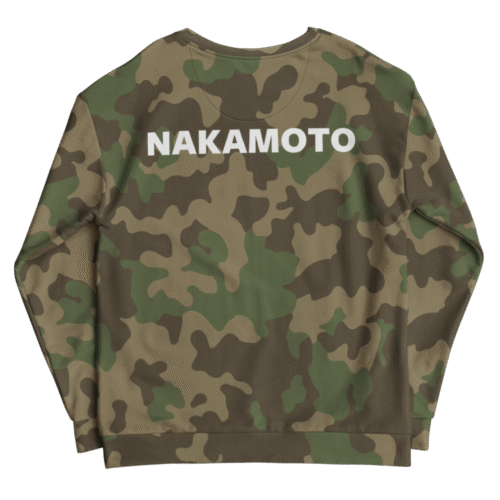 Bitcoin x Nakamoto Camouflage Sweatshirt