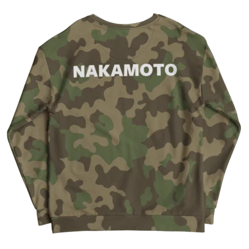 Bitcoin x Nakamoto Camouflage Sweatshirt