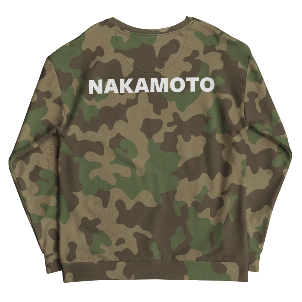 Bitcoin x Nakamoto Camouflage Sweatshirt