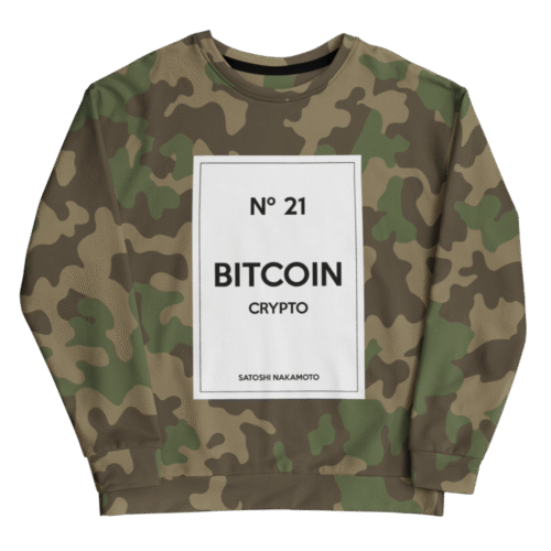 Bitcoin x Nakamoto Camouflage Sweatshirt