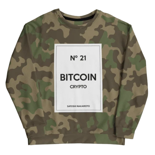 Bitcoin x Nakamoto Camouflage Sweatshirt