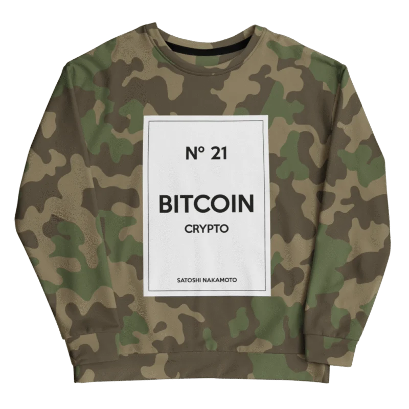 Bitcoin x Nakamoto Camouflage Sweatshirt
