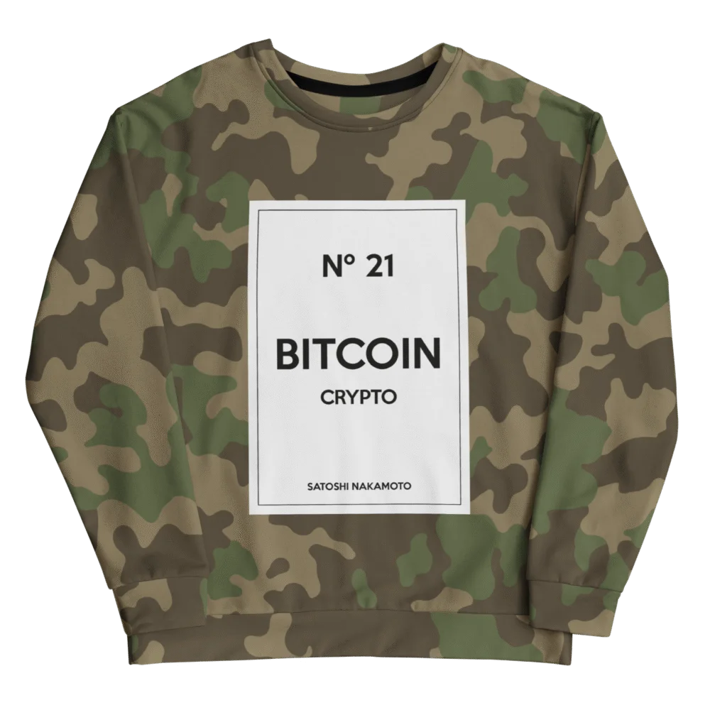 Bitcoin x Nakamoto Camouflage Sweatshirt