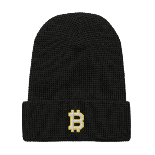 Bitcoin ₿ Waffle beanie