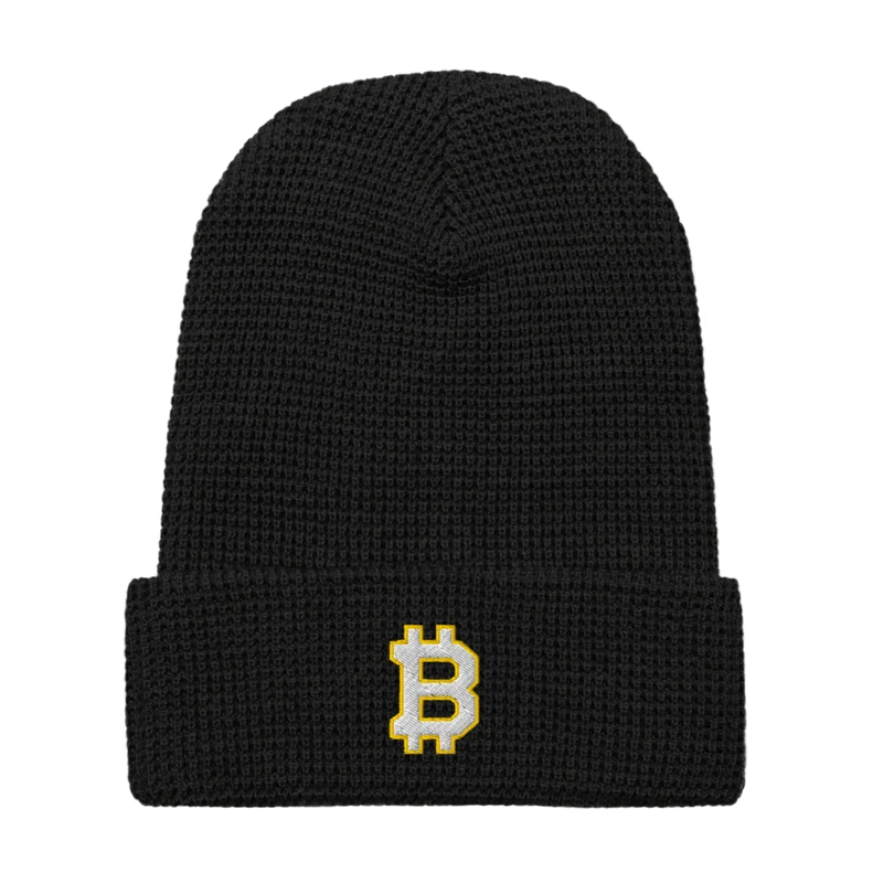 Bitcoin ₿ Waffle beanie