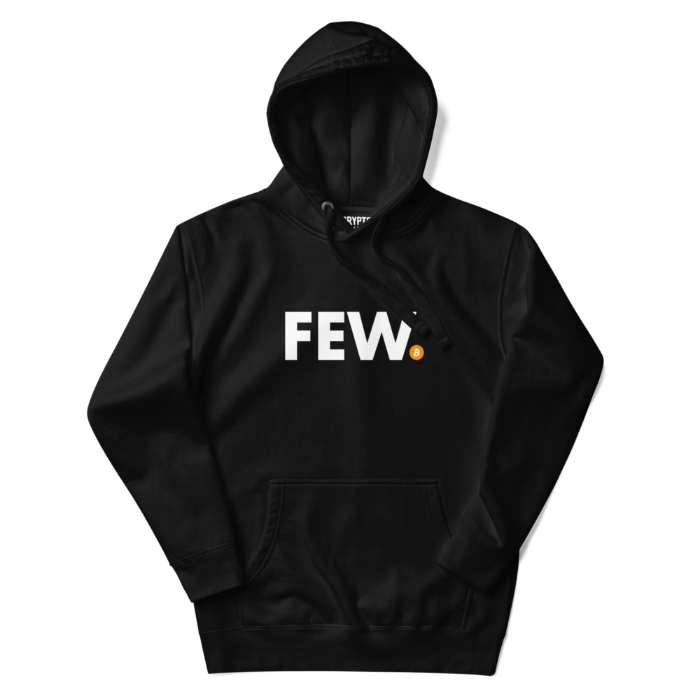 Few (Btc Quote) Hoodie - Cotton Heritage M2580 I Unisex Premium Pullover Hoodie Black Front 68E8Cf873386B