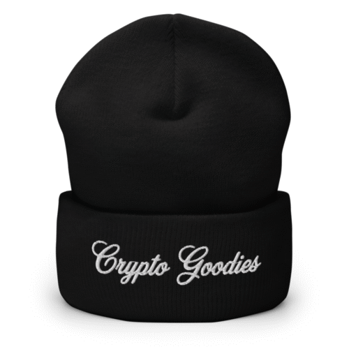Crypto Goodies Cuffed Beanie