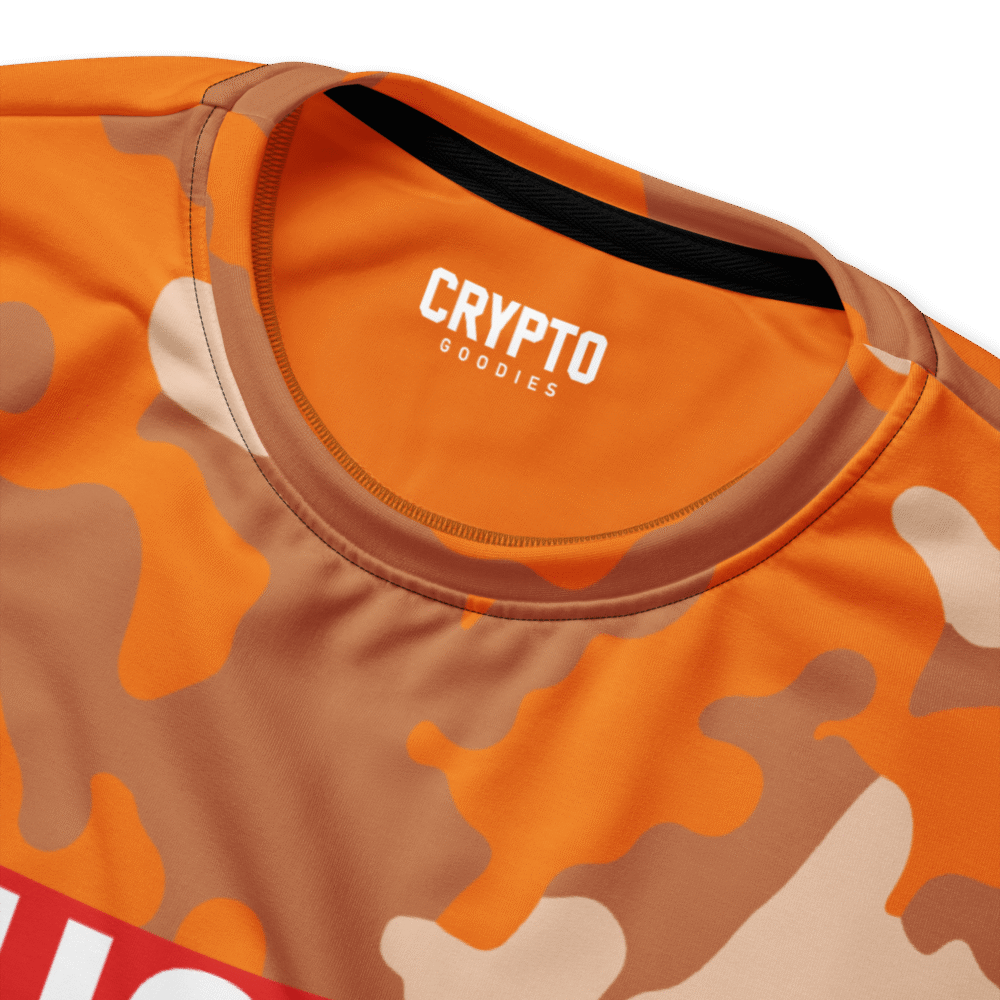 HODL Orange Army Camouflage Sweatshirt