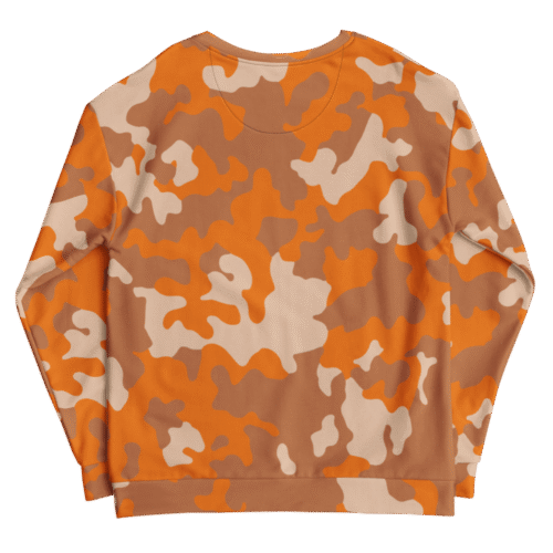 HODL Orange Army Camouflage Sweatshirt
