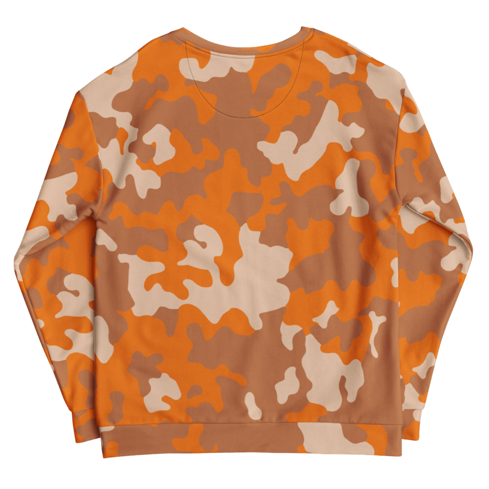 HODL Orange Army Camouflage Sweatshirt