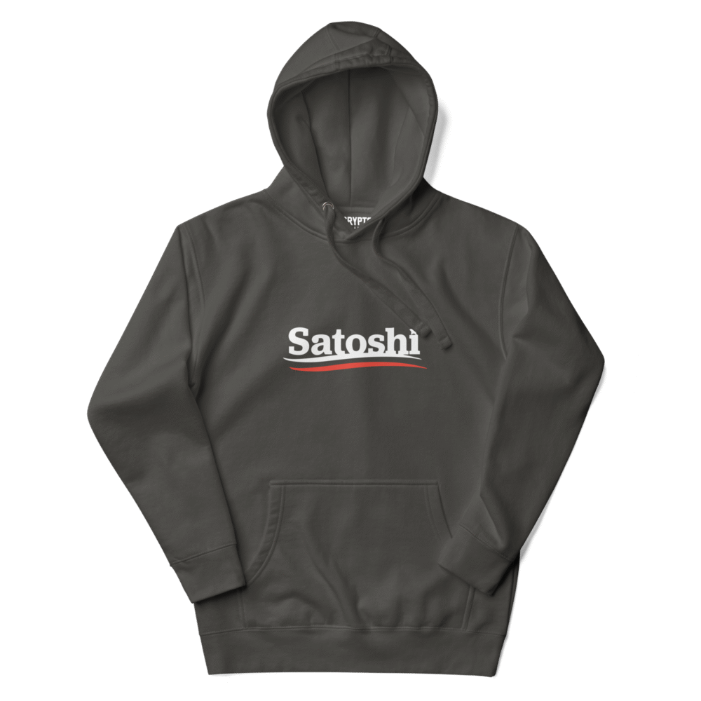 Satoshi Hoodie - I Unisex Premium Pullover Hoodie Vintage Black Front 68E2Ad4D3B7Da