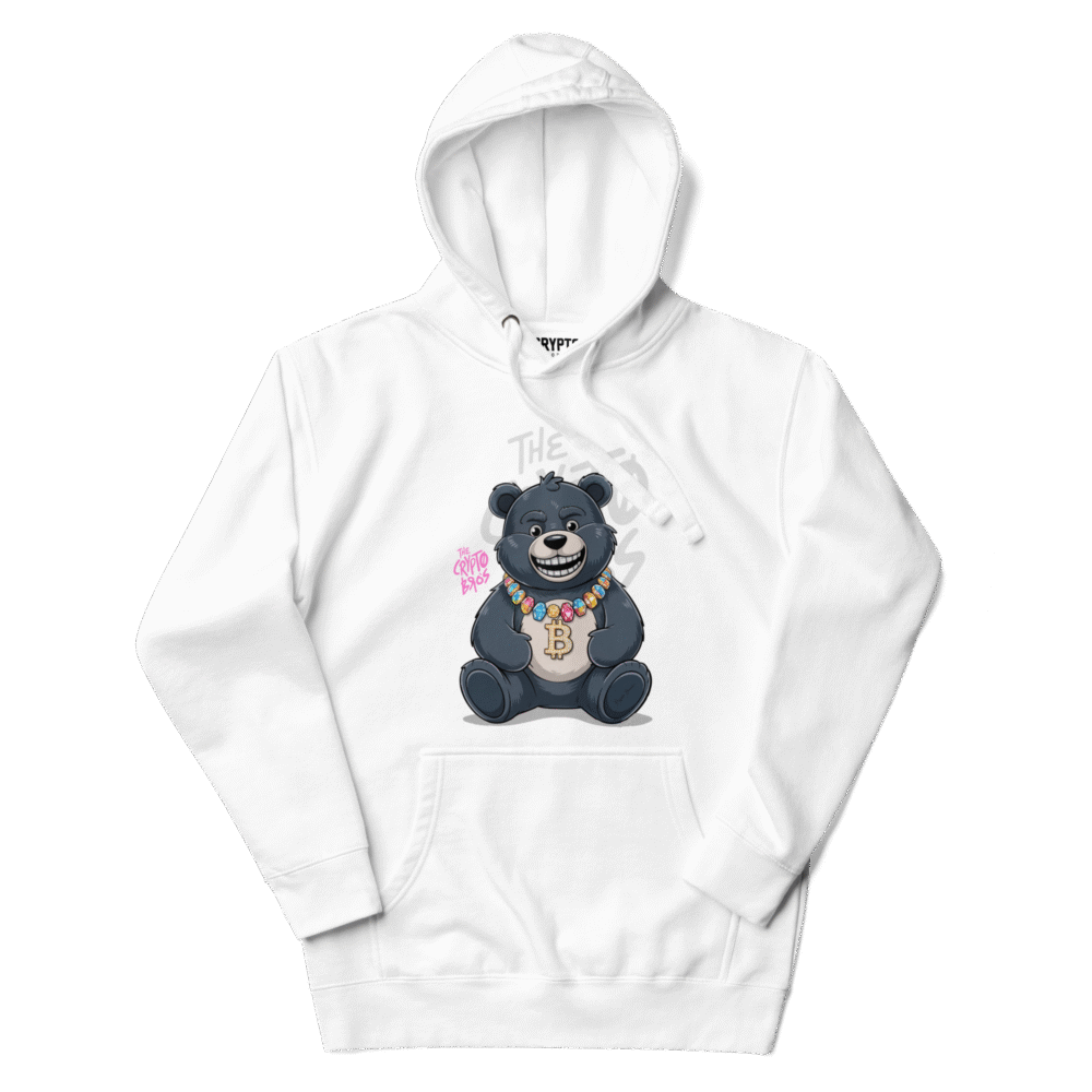 Bitcoin Bro Hoodie - I Unisex Premium Pullover Hoodie White Front 68E2Abcc58E19