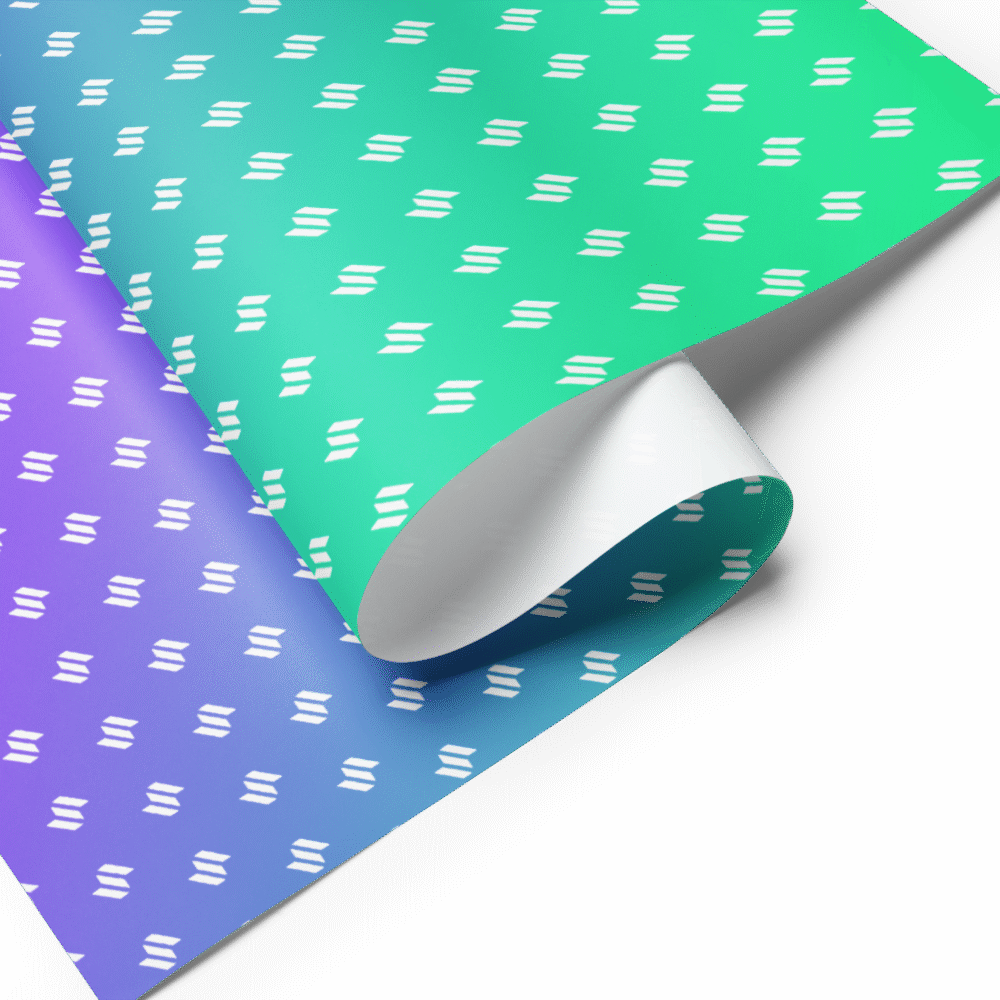 Solana Wrapping Paper