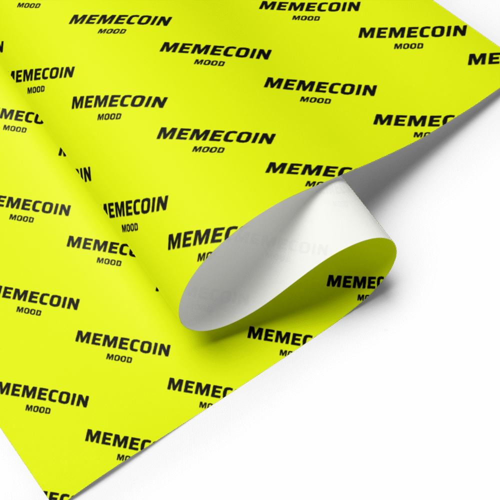 Memecoin Mood Wrapping Paper