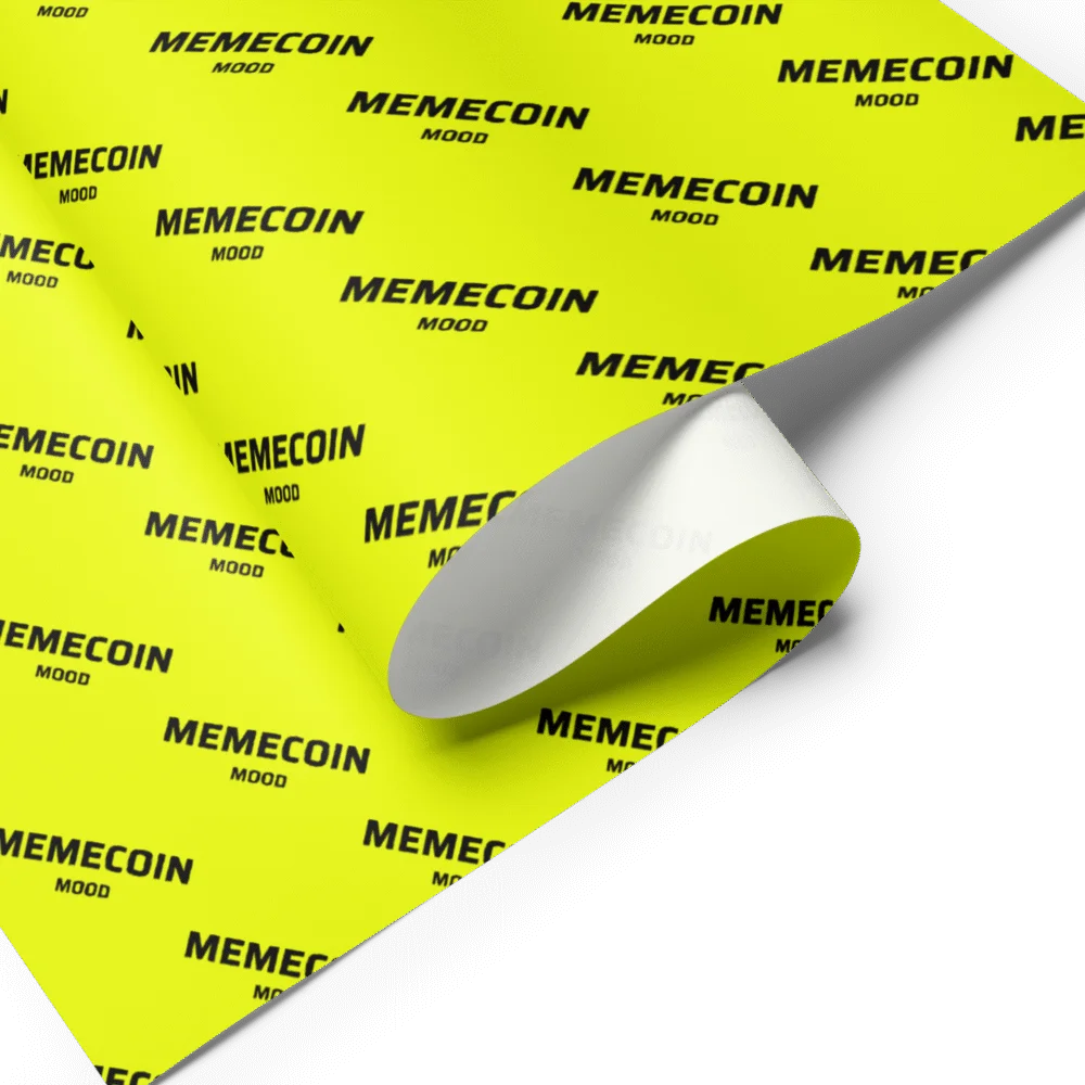 Memecoin Mood Wrapping Paper - Image 3