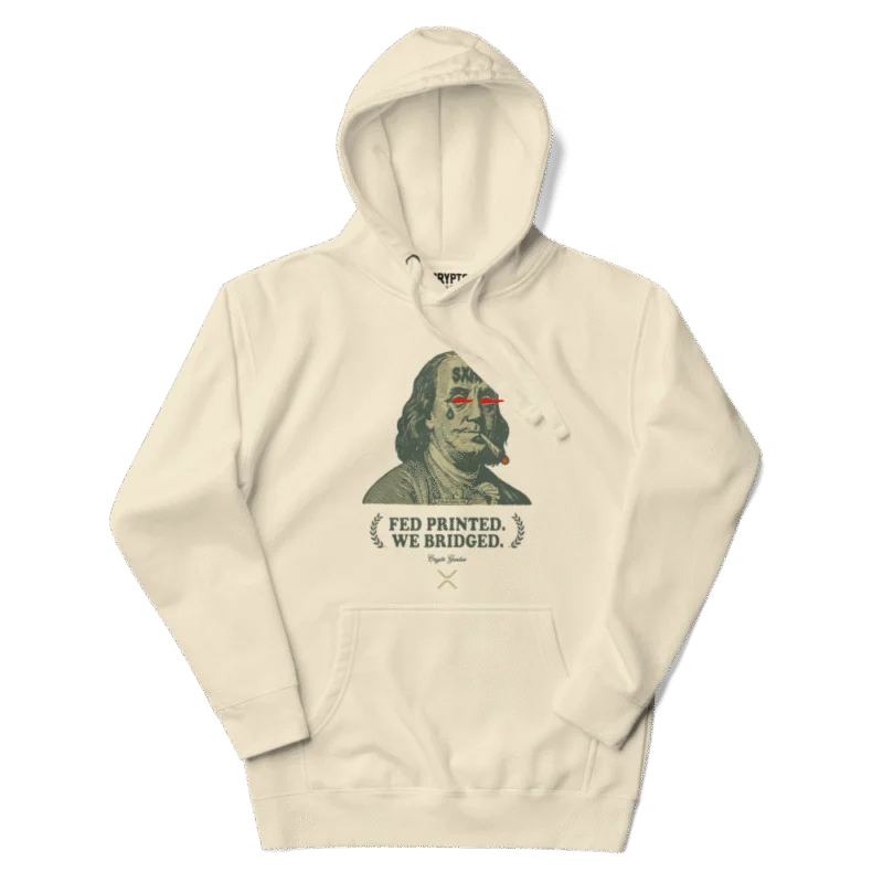 XRP: Fed Printed. We Bridged. Hoodie