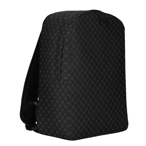 Bitcoin Fashion Black Minimalist Backpack