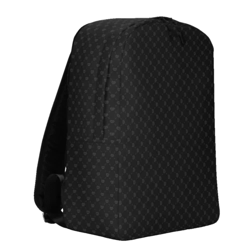 Bitcoin Fashion Black Minimalist Backpack