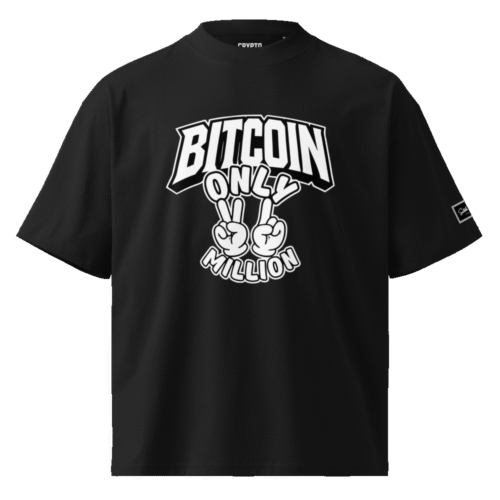Bitcoin: 21M Only Oversized Tee