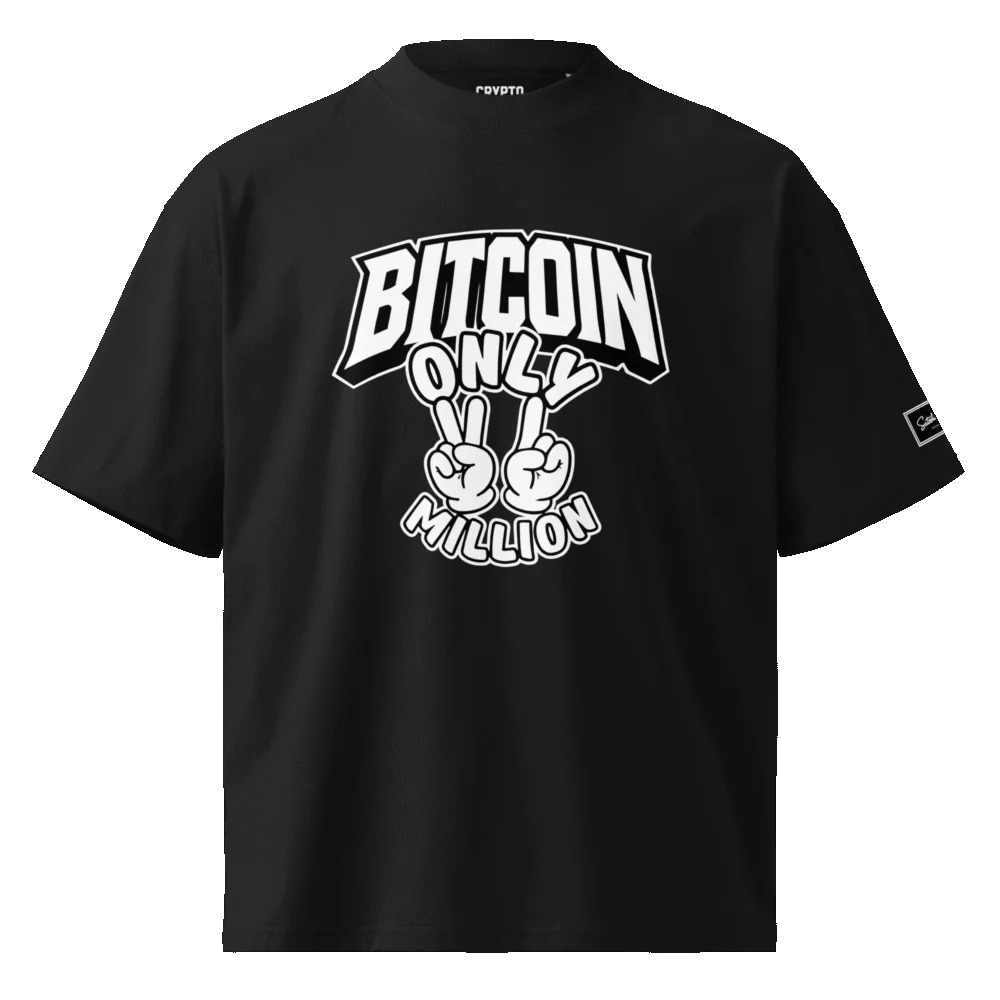 Bitcoin: 21M Only Oversized Tee