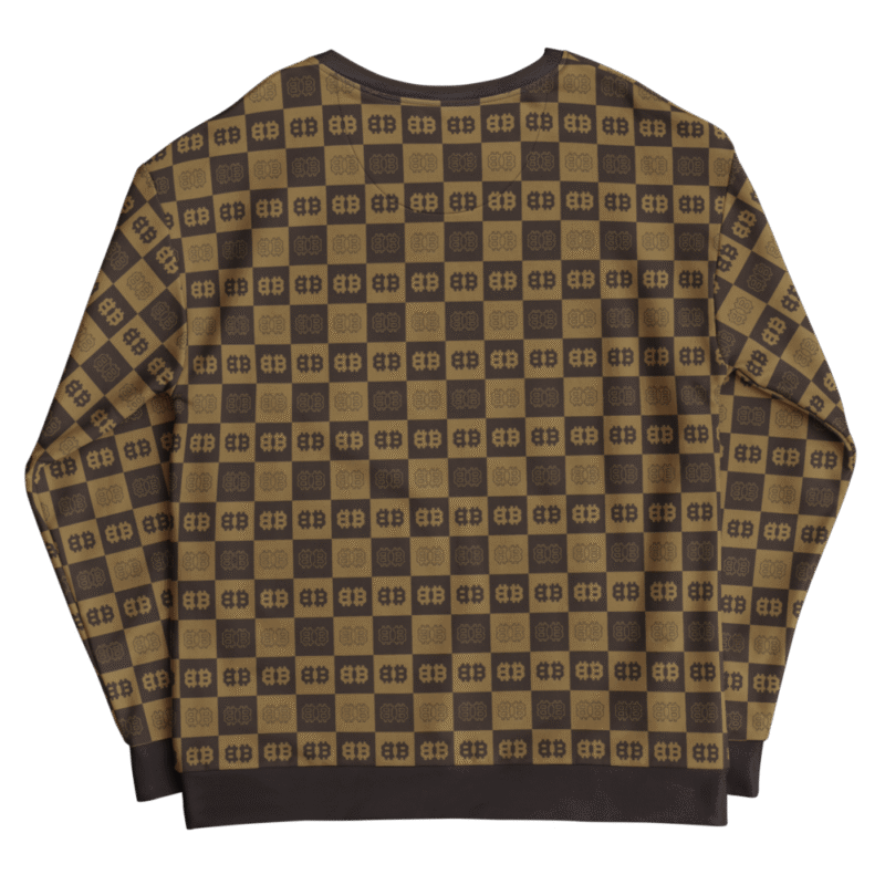 Bitcoin Checkerboard Sweatshirt