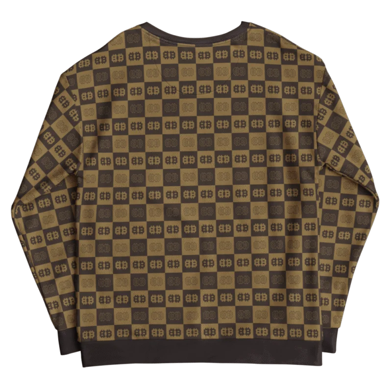 Bitcoin Checkerboard Sweatshirt