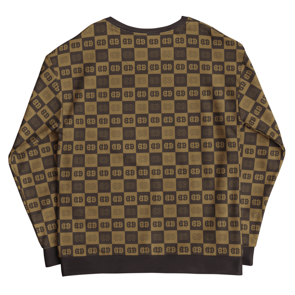 Bitcoin Checkerboard Sweatshirt