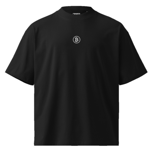 Bitcoin Classic Embroidery Oversized Tee