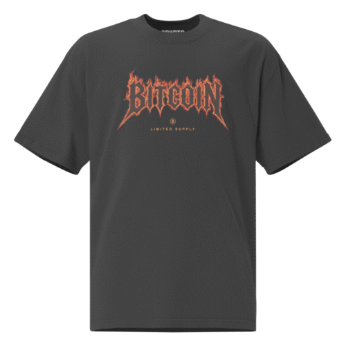 Bitcoin: Limited Supply Oversized T-Shirt