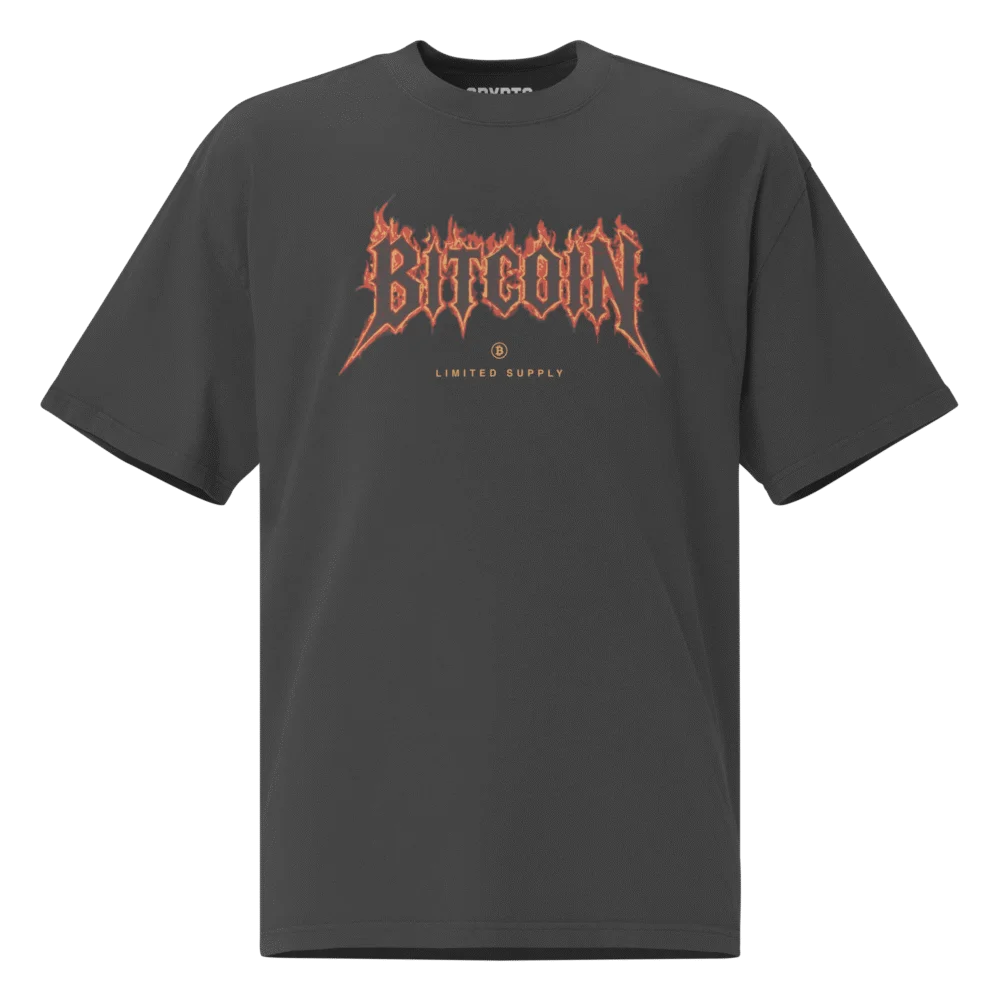 Bitcoin: Limited Supply Oversized T-Shirt