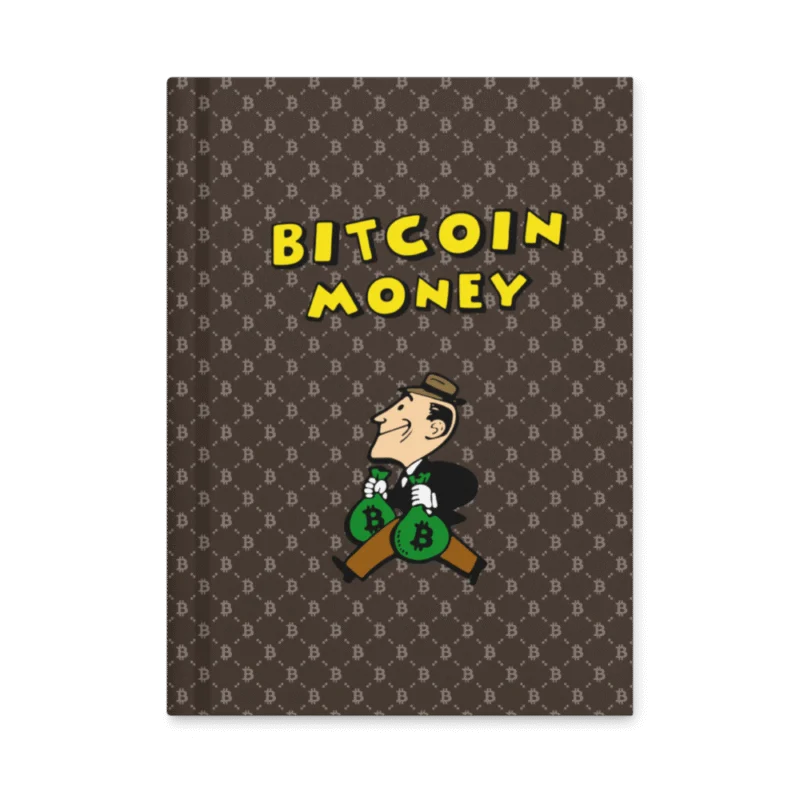 Bitcoin Money Hardcover Journal