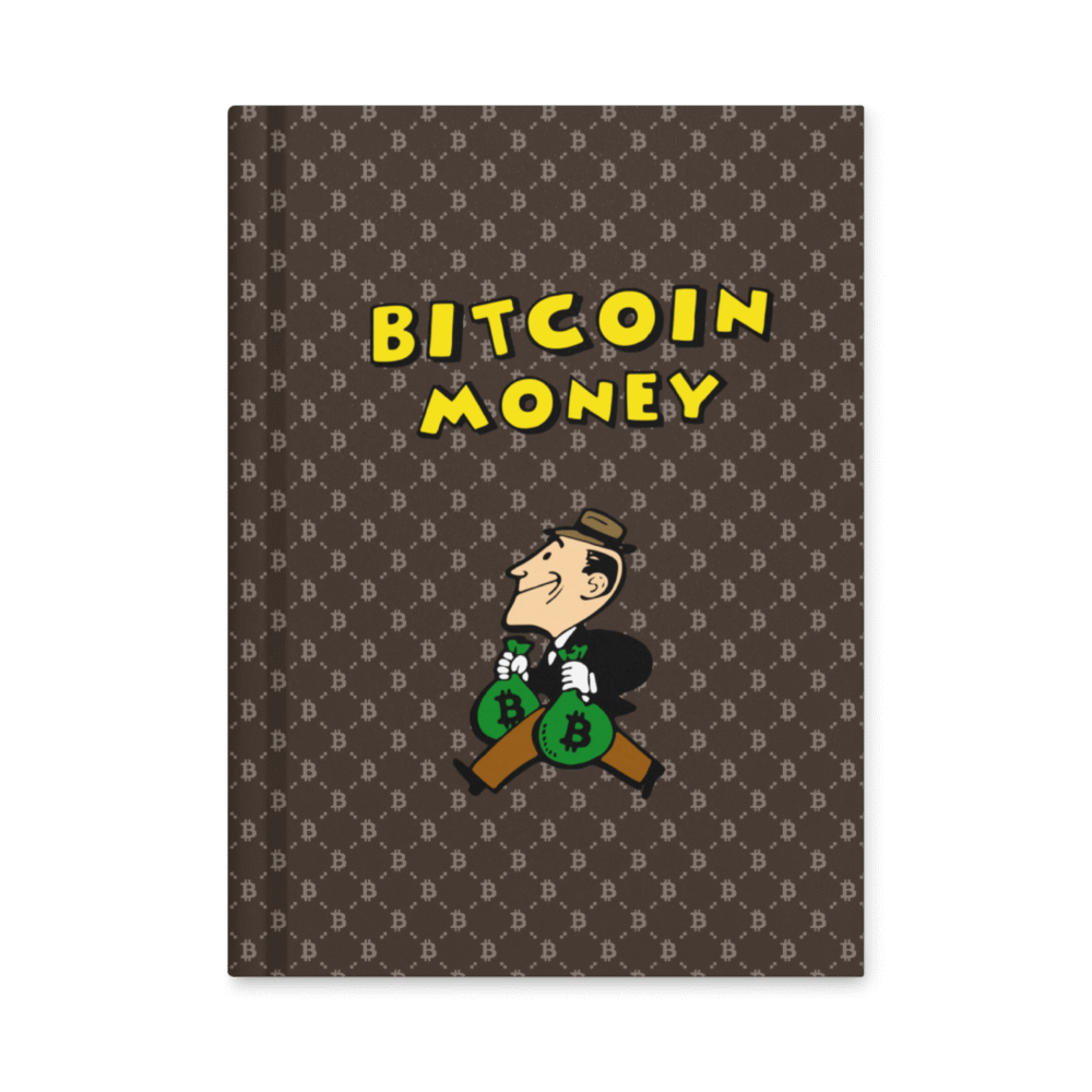 Bitcoin Money Hardcover Journal