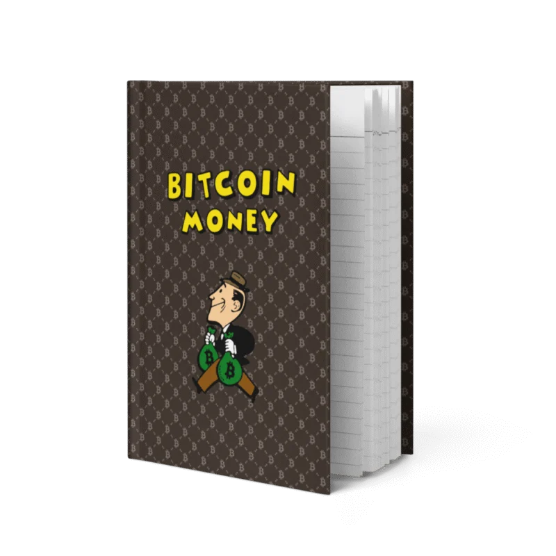 Bitcoin Money Hardcover Journal