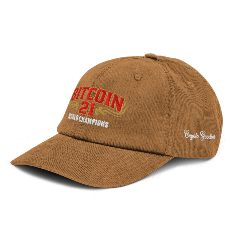 Bitcoin: World Champions Corduroy Hat