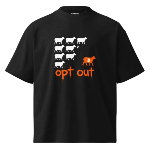 BTC: Opt Out Oversized Tee