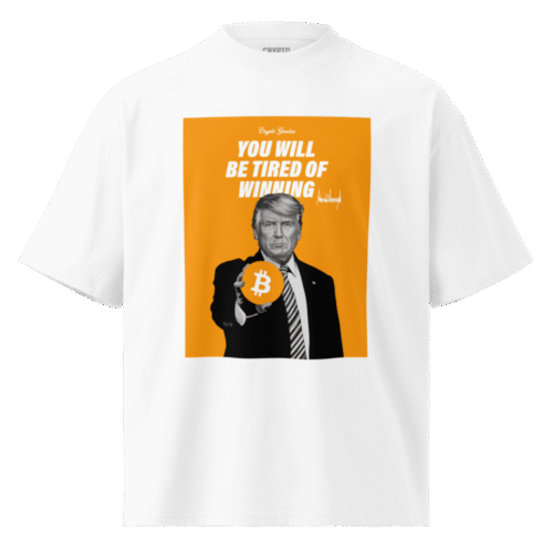 BTC: Tired of Winning Oversized Tee