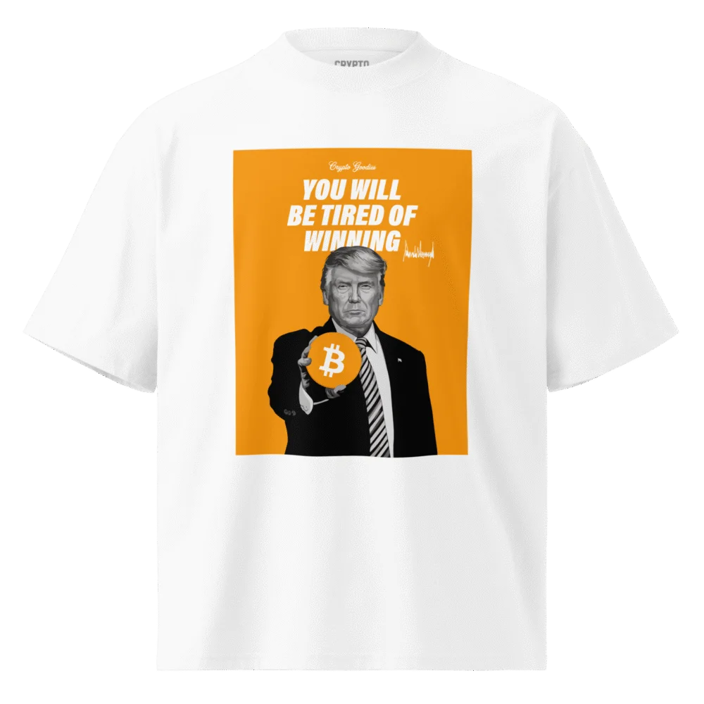 BTC: Tired of Winning Oversized Tee