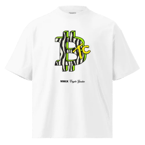 BTC Zebra Vibes Oversized Tee