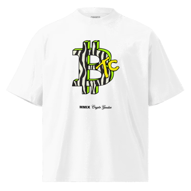 BTC Zebra Vibes Oversized Tee