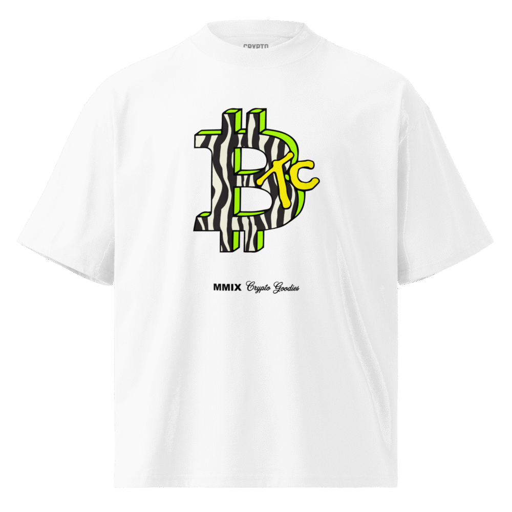 BTC Zebra Vibes Oversized Tee